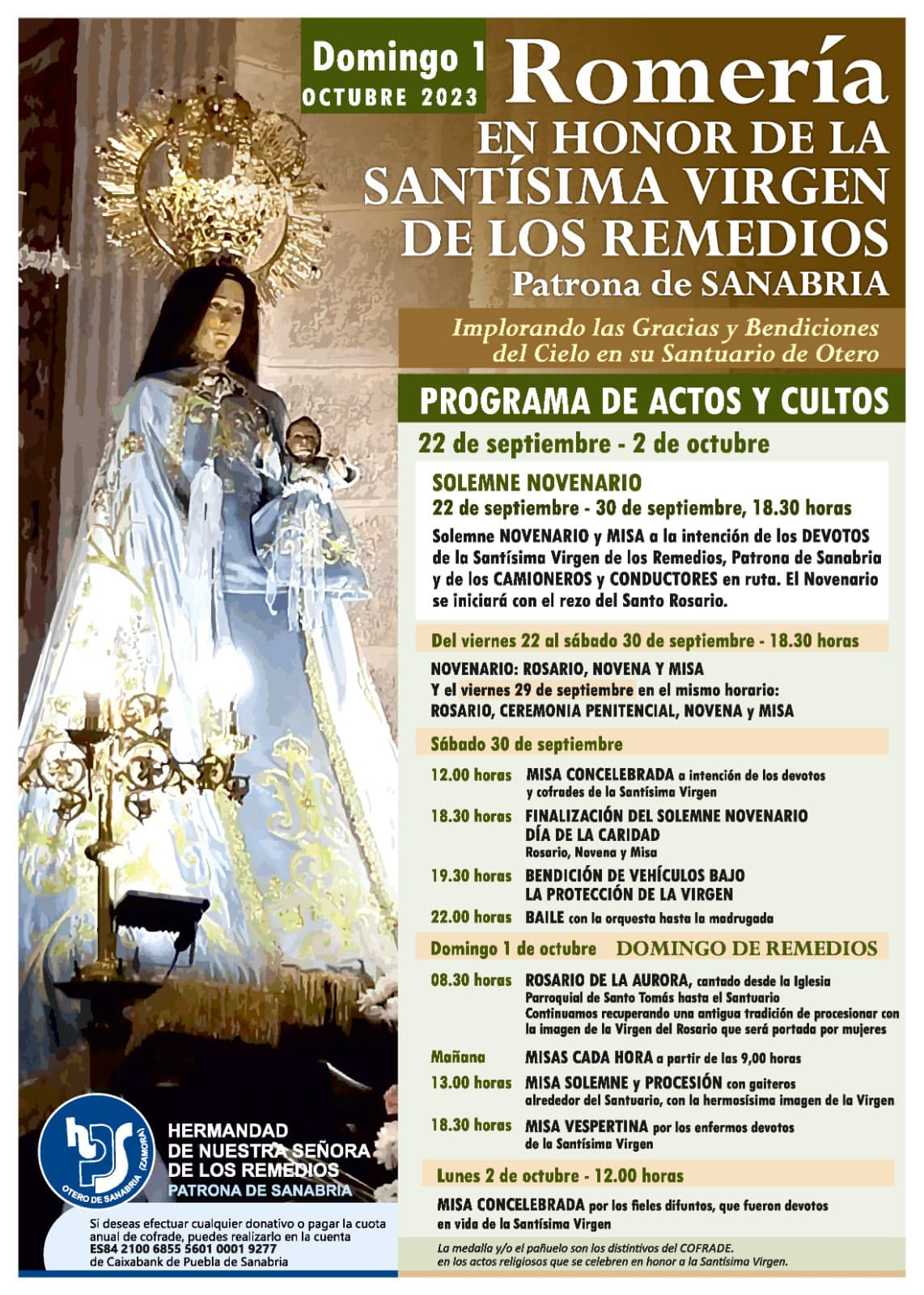 Romeraía en honor a la Santísima Virgen de los Remedios 2023 Otero de Sanabria